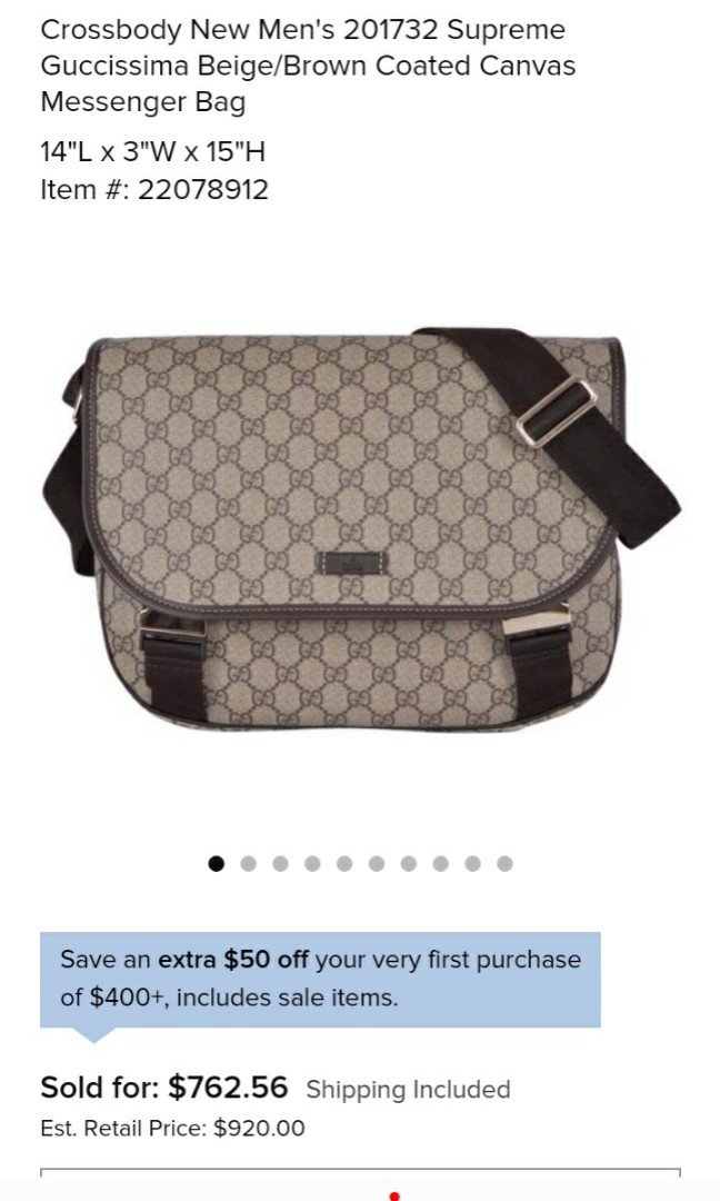 gucci crossbody messenger bag women's