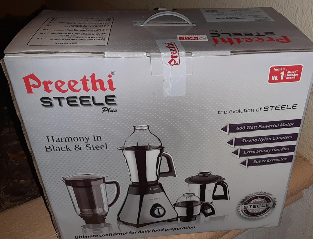 preethi mixer steel body
