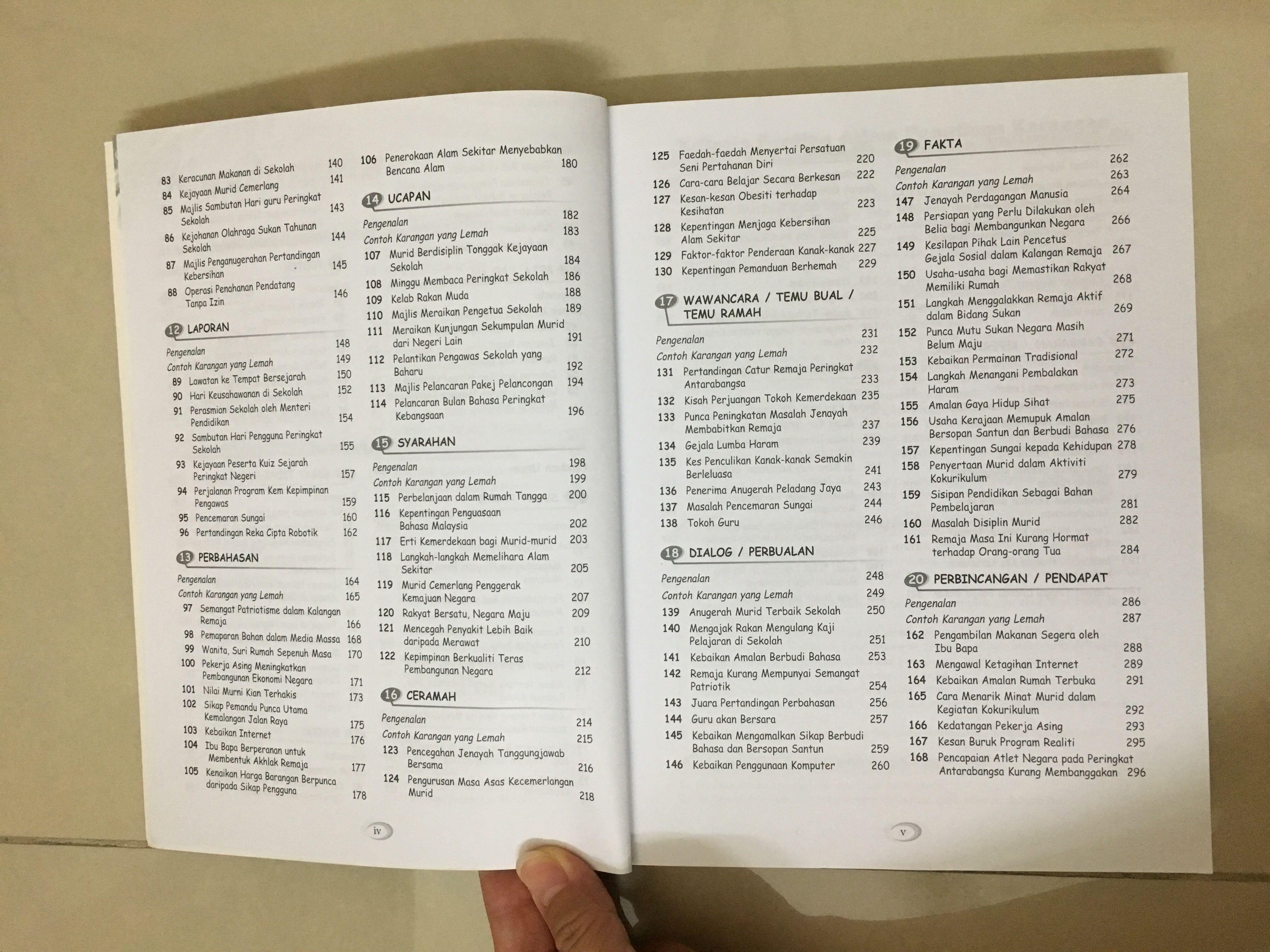 PT3 - 200 Contoh Karangan & Model Essays, Books & Stationery 