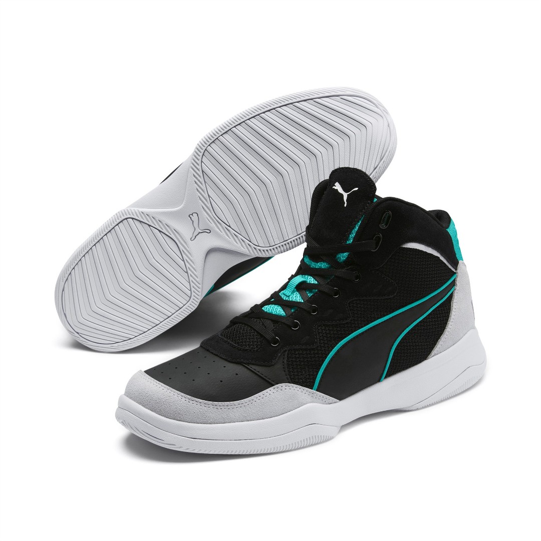 Puma rebound playoff suede sneakers clearance
