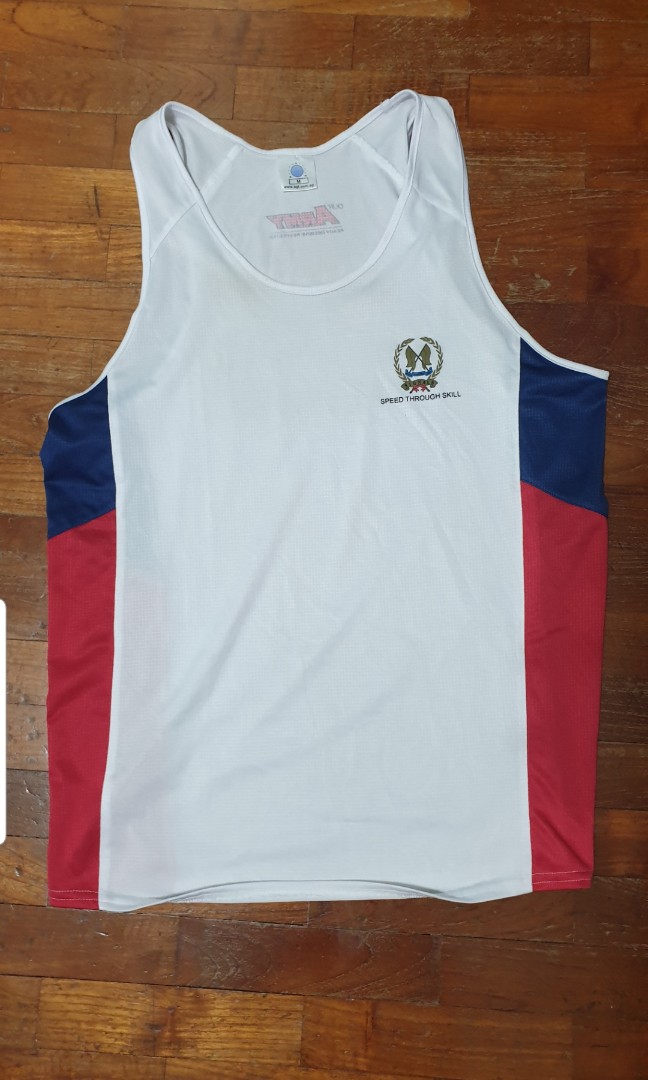 SAF Signal Institute PT Singlet, Men's Fashion, Activewear on Carousell