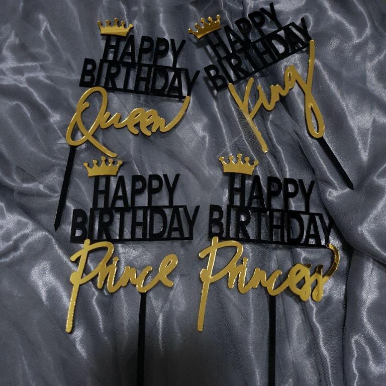 Happy Birthday Cake Topper Design Craft Others On Carousell