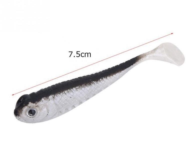 Soft Plastic Fishing Lure 7.5cm 3g Paddle Tail / Gewang SP Anak Ikan  Seluang x 10 Pieces, Sports Equipment, Exercise & Fitness, Toning & Stretching  Accessories on Carousell