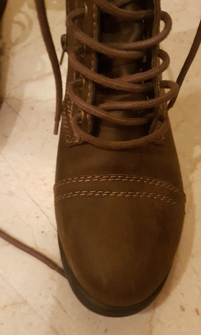 synthetic upper boots