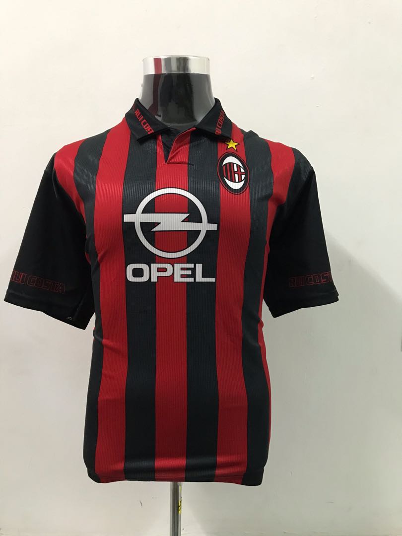 Vintage Ac Milan Jersey Rui Costa Men S Fashion Clothes Tops On Carousell