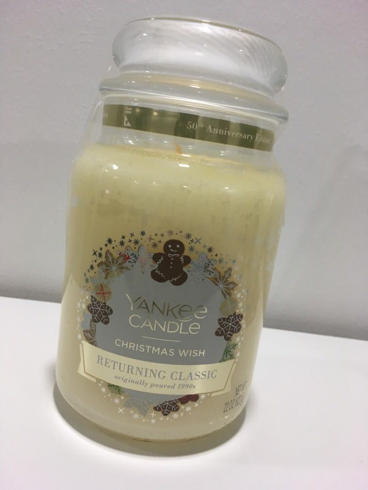 Yankee Candle Christmas Wish Candle Health Beauty Perfumes Deodorants On Carousell