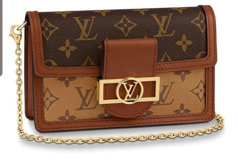 Louis Vuitton Dauphine Compact Canvas Wallet (Wallets and Small