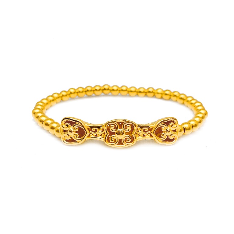 999 Pure Gold Ruyi Bracelet, Women's Fashion, Jewellery, Bracelets on ...