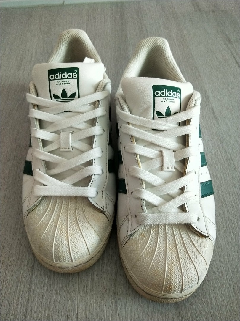 adidas shell toe green