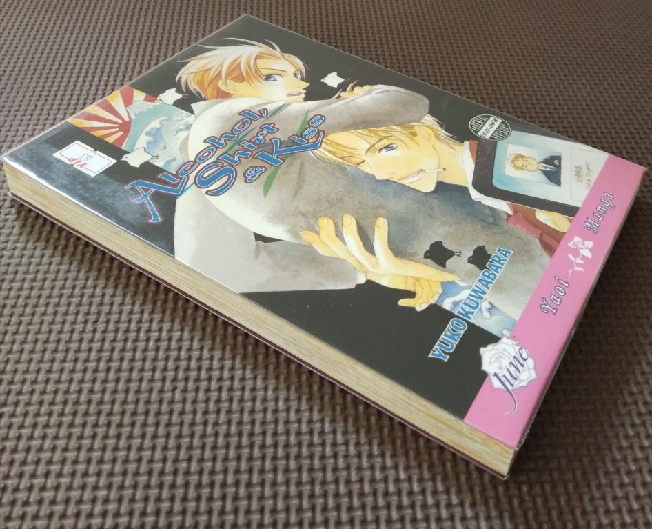 Alcohol Shirt Kiss English Bl Yaoi Manga Japanese Comics Books