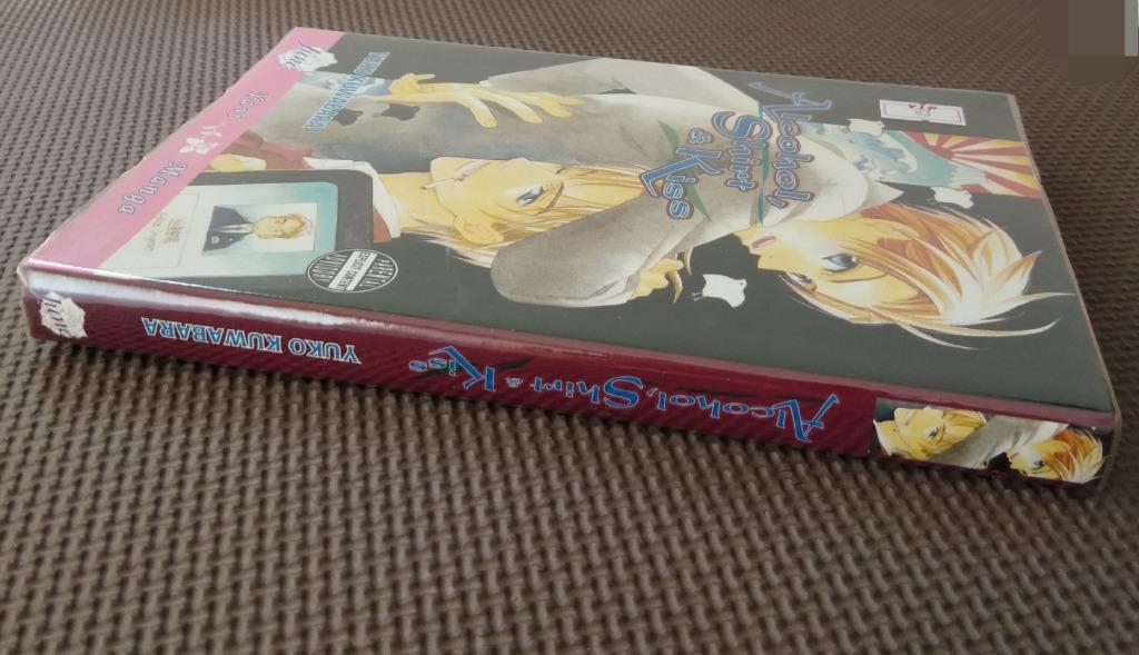 Alcohol Shirt Kiss English Bl Yaoi Manga Japanese Comics Books