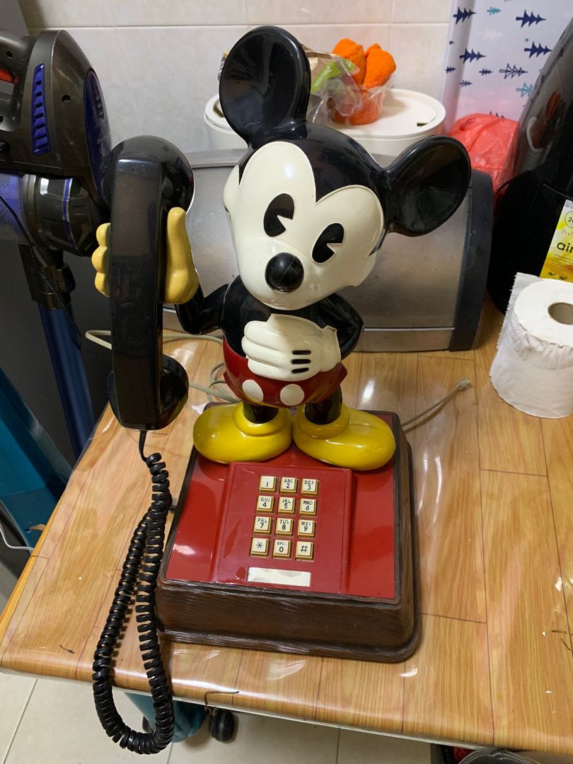 Antique Phones The Mickey Mouse Phone 1970 S Touch Tone