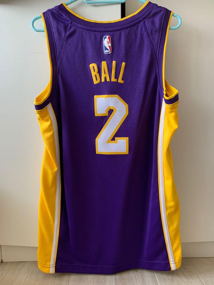 Purple lonzo top ball jersey