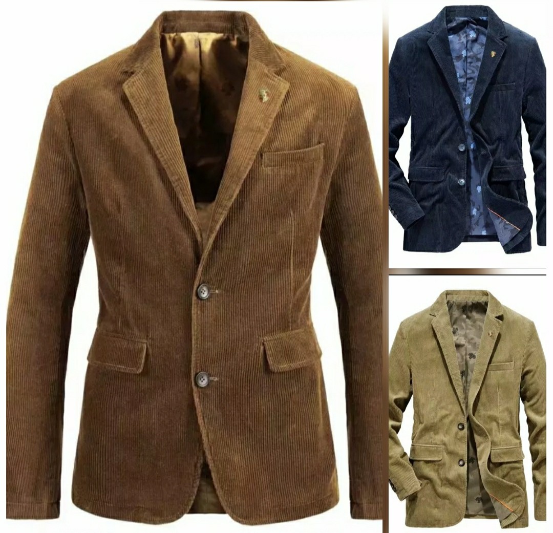 Blazer men corduroy jacket plus size ndp57 Men s Fashion Coats Jackets and Outerwear on Carousell