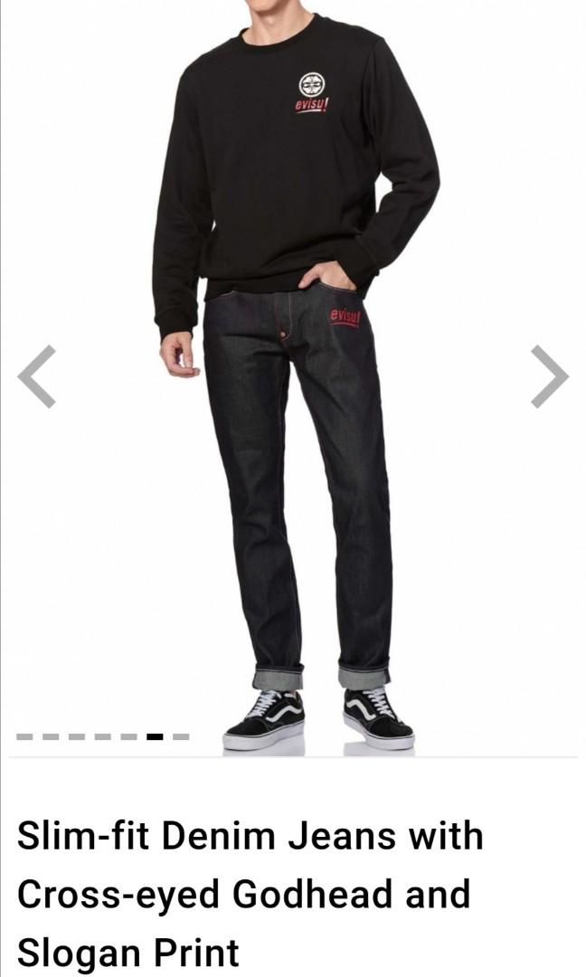 evisu skinny fit jeans