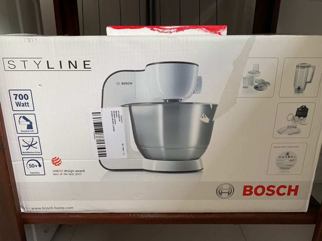 Bosch 700W Styline Kitchen Machine Food Processor MUM52120GB, TV & Home