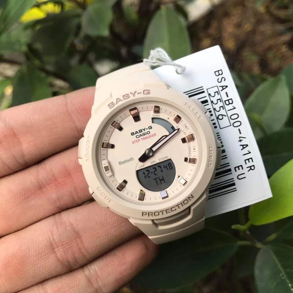 Casio Baby-G Bsa-B100-4A1 Watch, Women'S Fashion, Watches & Accessories,  Watches On Carousell