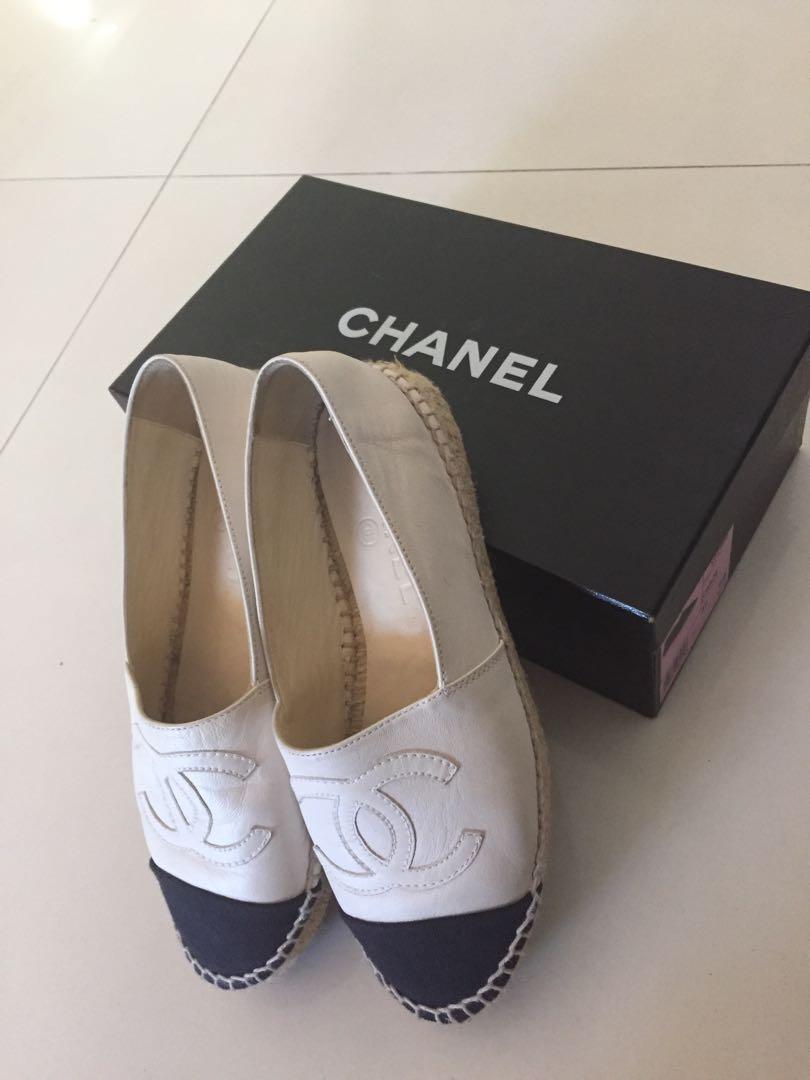 Inspirere Artifact Forladt Chanel espadrilles women size 36 Uk 3, Women's Fashion, Shoes on Carousell