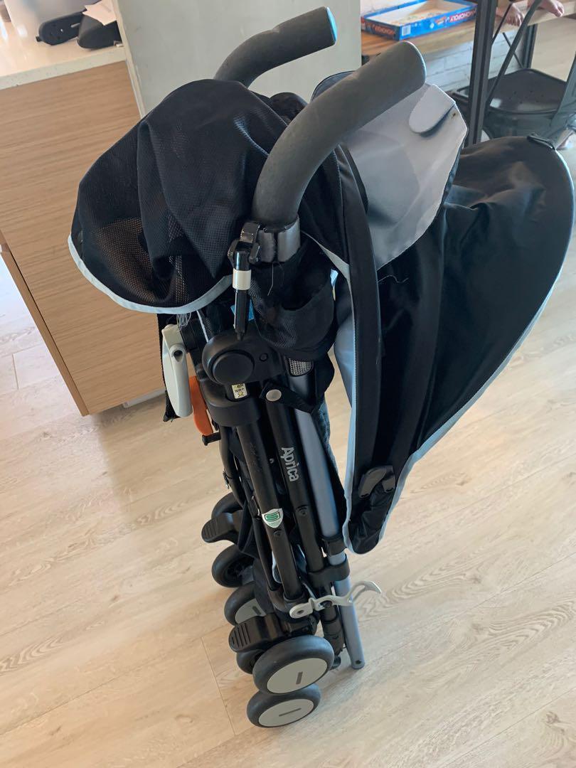 Clean used Light weight Aprica Umbrella stroller, Babies & Kids, Going