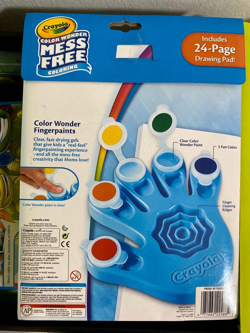 Crayola Mess Free Finger Paint, Hobbies & Toys, Stationery & Craft