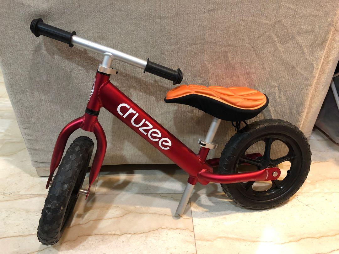 Cruzee Balance Bike Red Sports Equipment PMDs E Scooters E Bikes Other PMDs Parts on Carousell