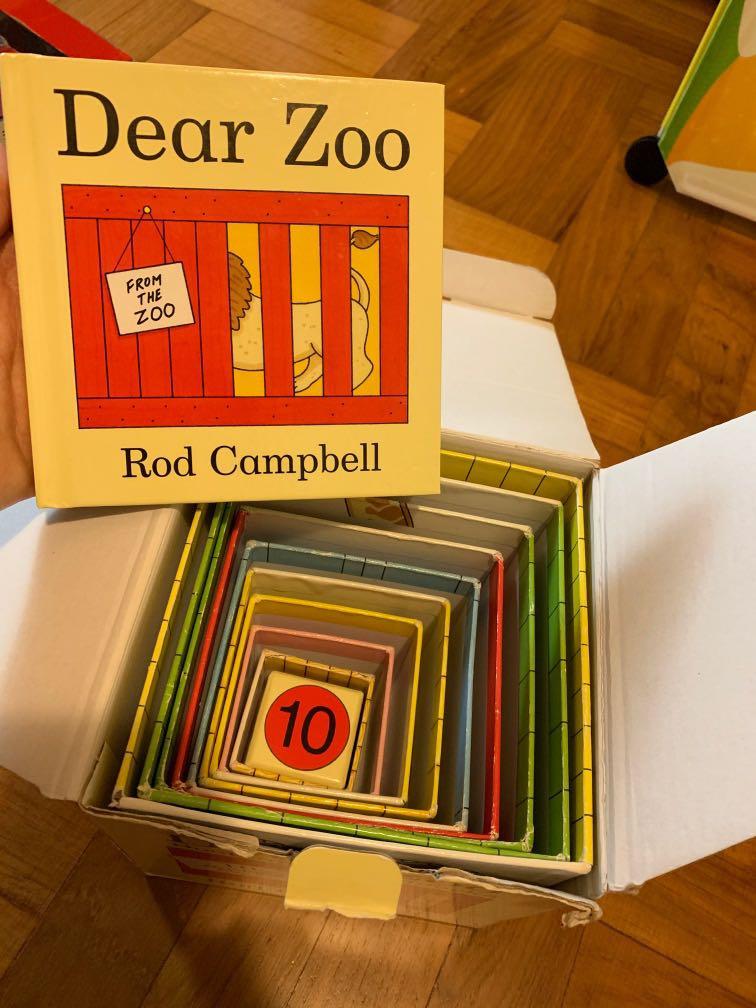 Dear zoo book and stacking boxes, Hobbies & Toys, Books & Magazines