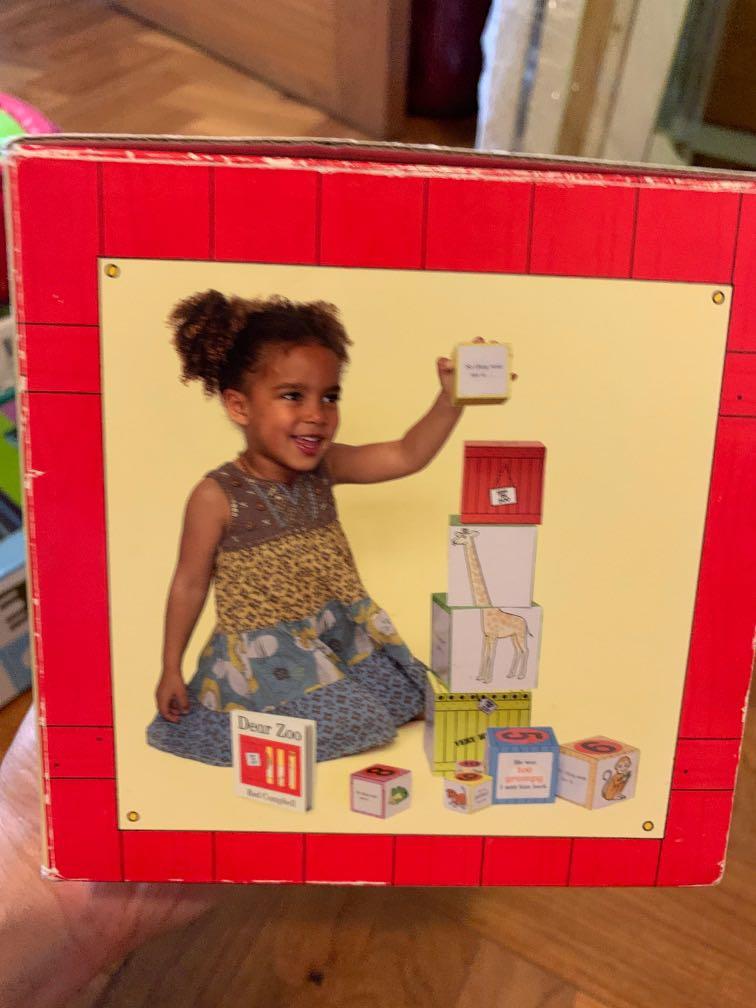 Dear zoo book and stacking boxes, Hobbies & Toys, Books & Magazines