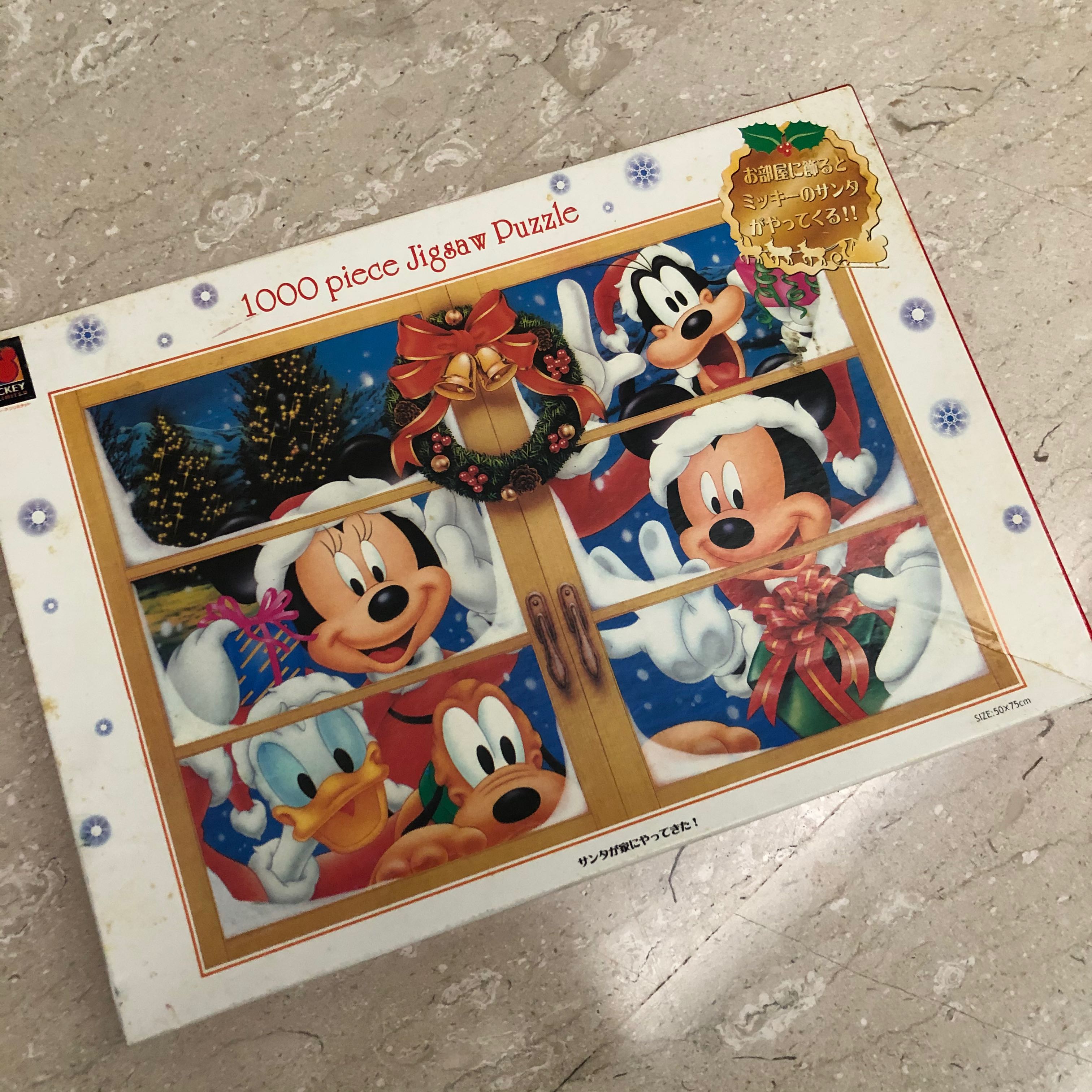 Disney Christmas 1000pc Jigsaw Puzzle Toys Games Others On Carousell