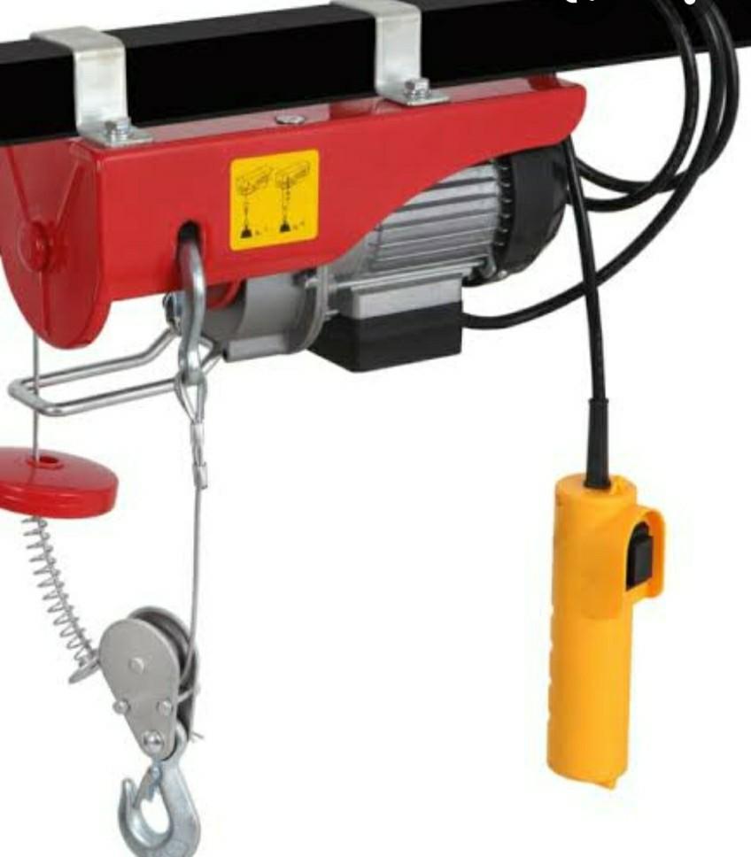 Electric Cable Hoist and with Motorized Trolley and Electric Chain