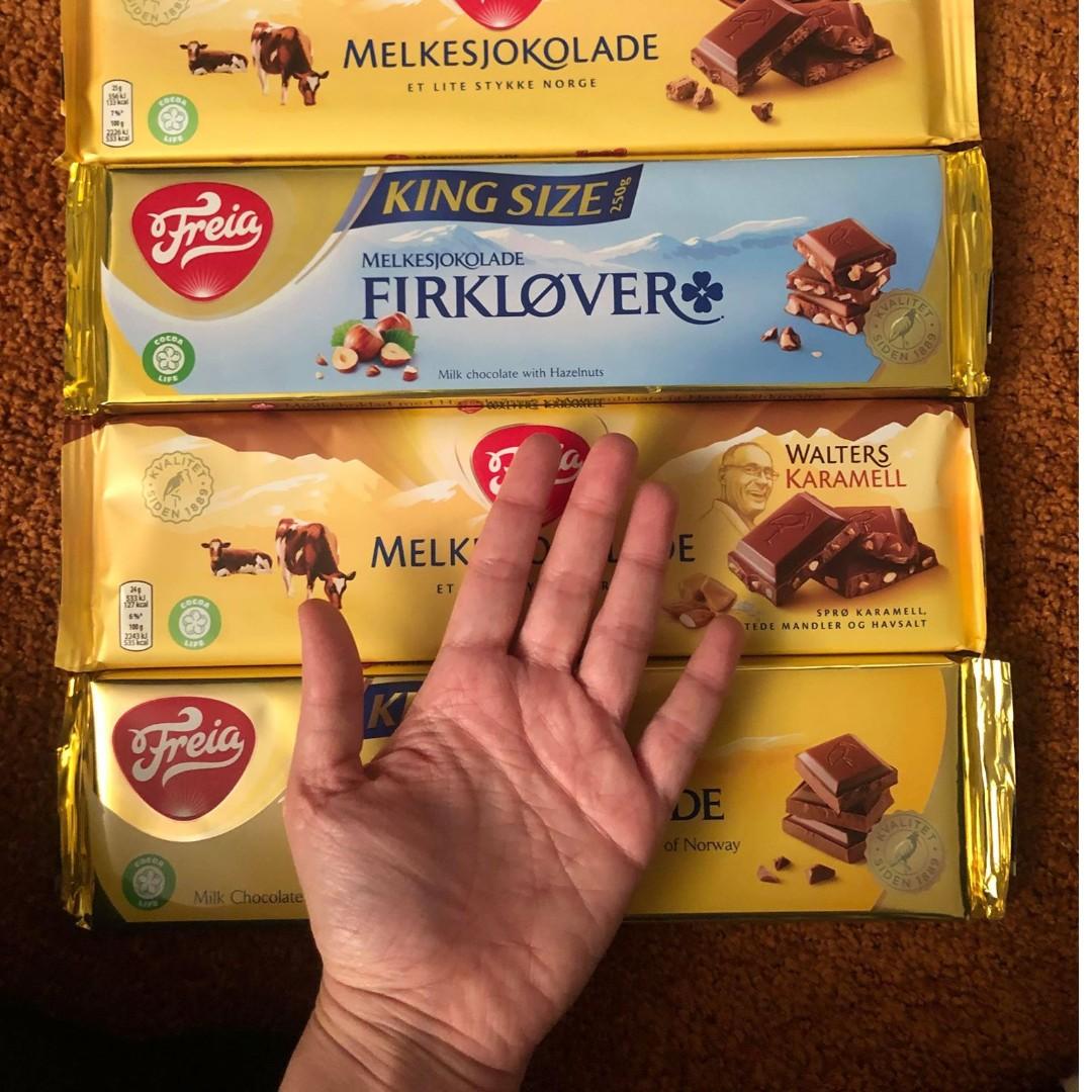 Famous Norwegian Chocolate Melkesjokolade Firkløver Milk Chocolate