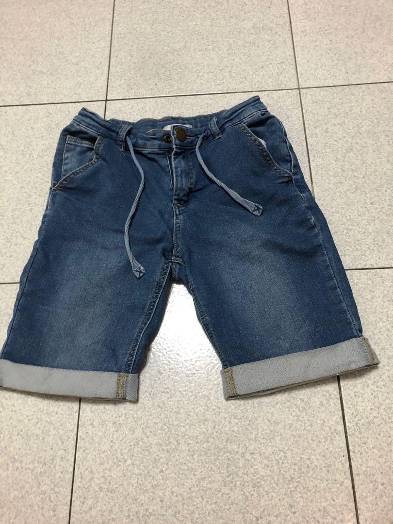 girls soft denim shorts