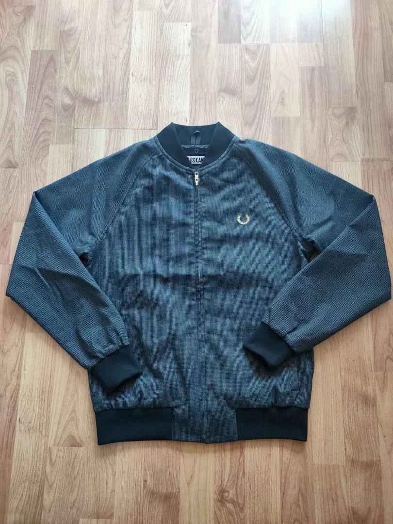Fred Perry x Miles Kane Houndstooth Bomber Jacket sj7006 Men s