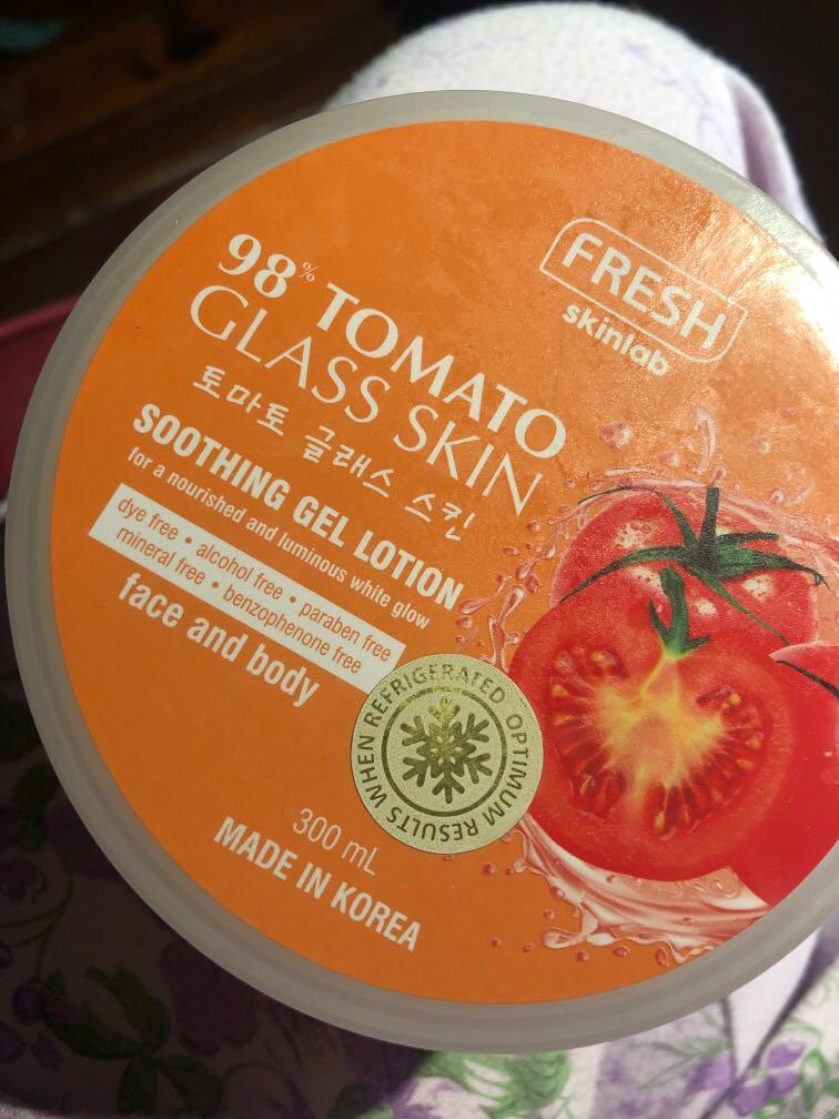 FRESH skinlab 98 TOMATO GLASS SKIN SOOTHING GEL LOTION, Beauty