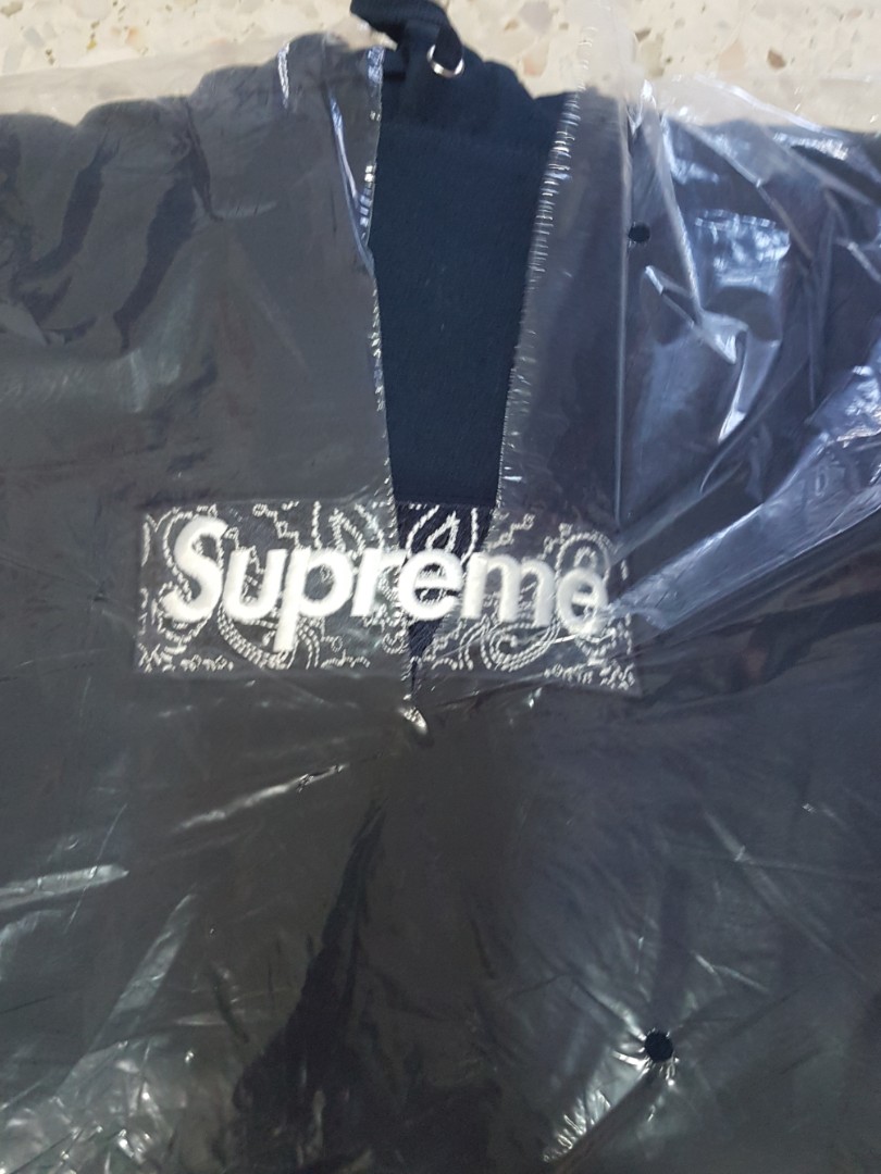 FW19 Navy Brand New Supreme BOGO Hoodie Men s Fashion Tops