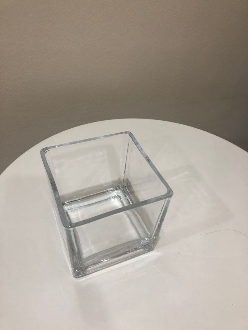 Glass Container / flower vase, Furniture & Home Living, Home Decor