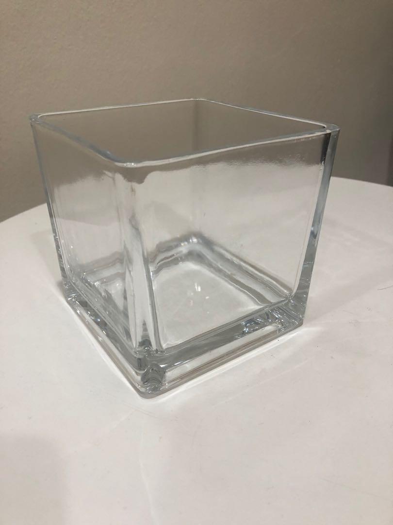 Glass Container / flower vase, Furniture & Home Living, Home Decor