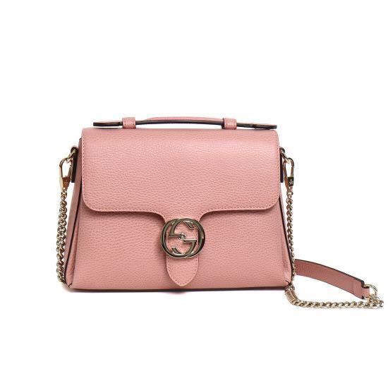 gucci pink interlocking bag