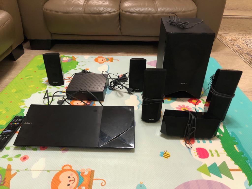 Home Theater Sony Blu Ray 3d With Bluetooth Wireless Surround