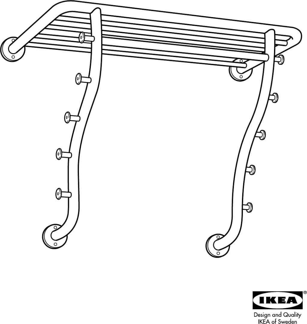 Ikea logga coat rack clearance