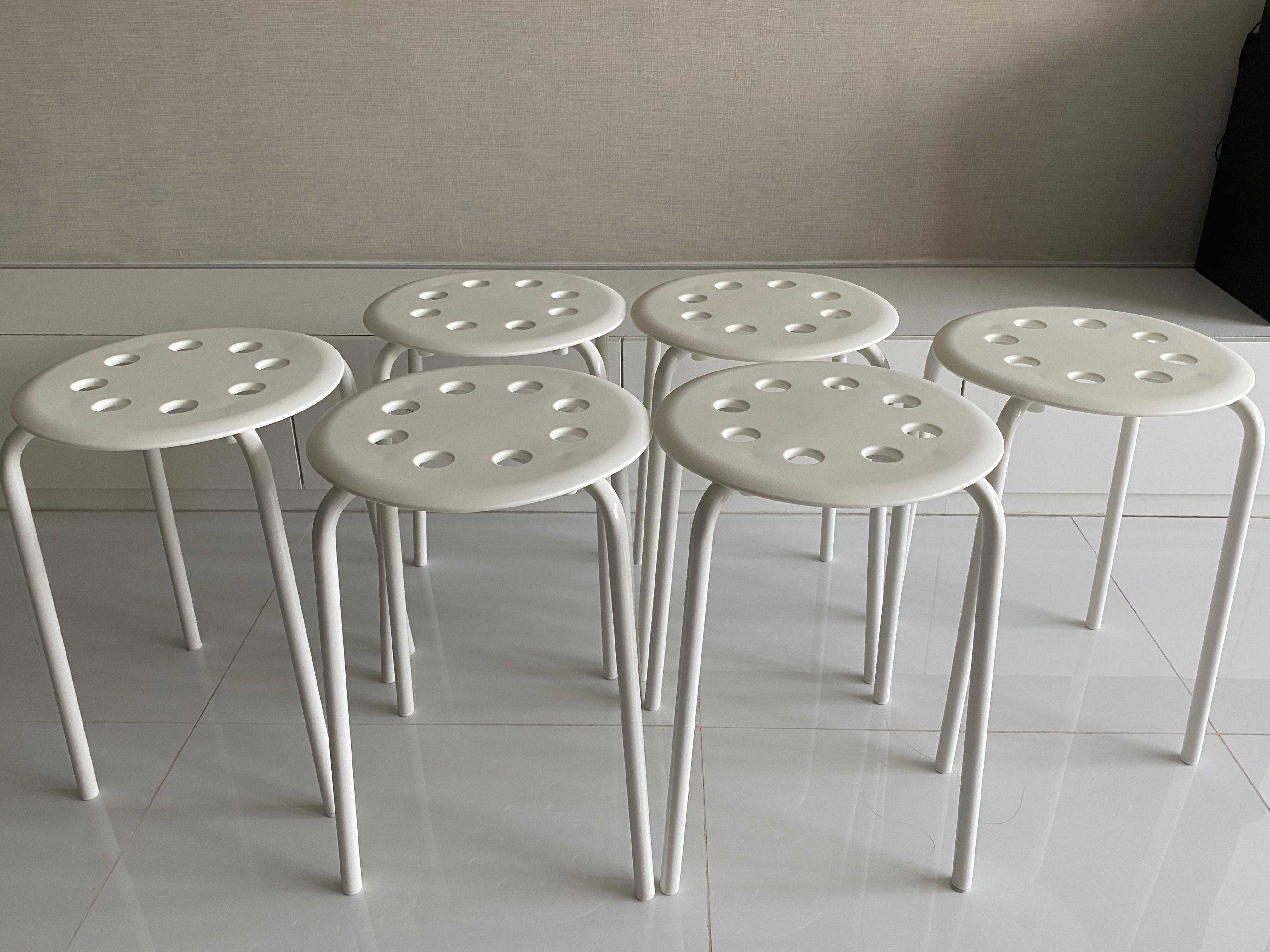 Ikea Marius Stool White Furniture Tables Chairs On Carousell
