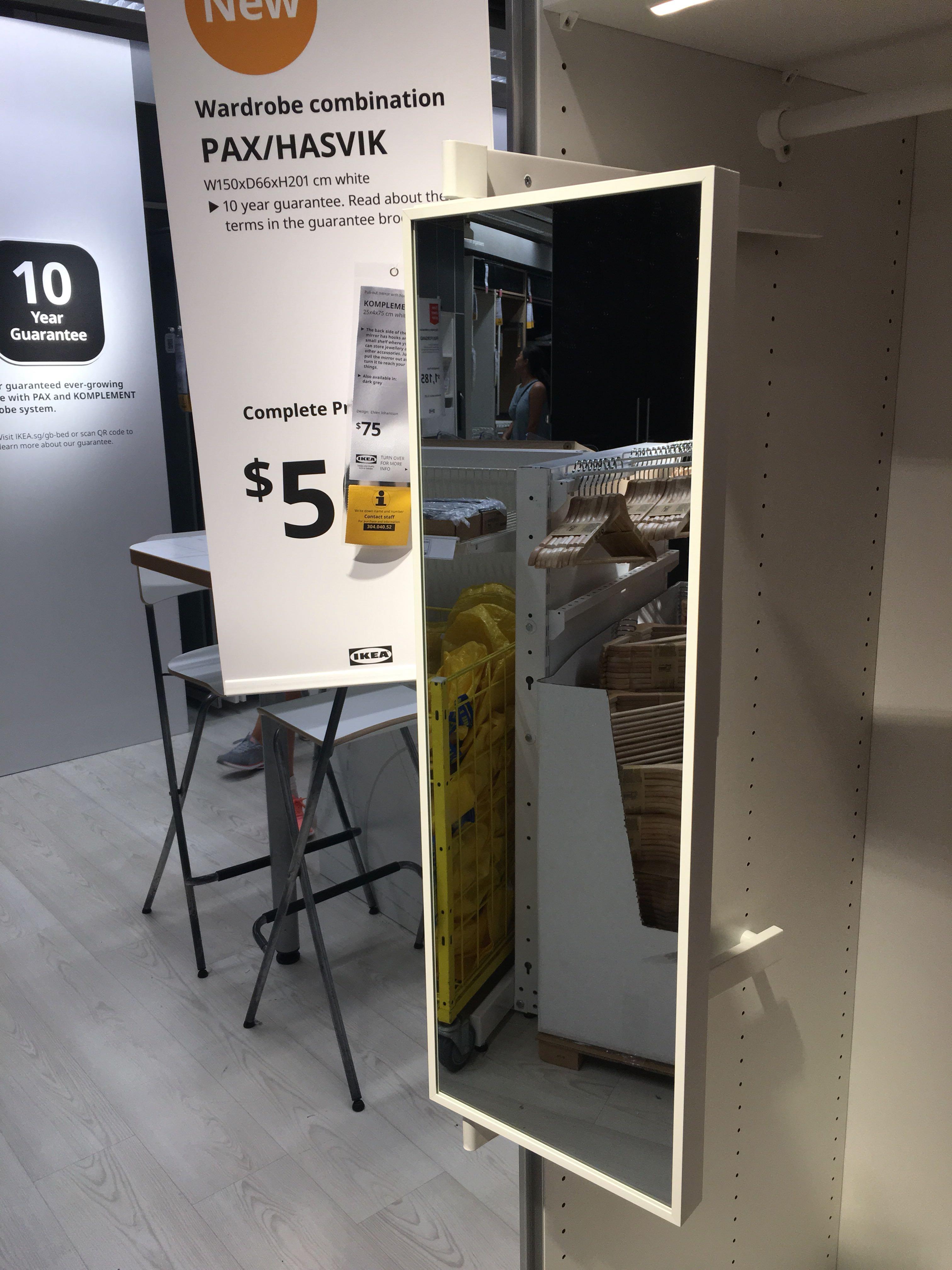 Ikea pull out mirror, Furniture & Home Living, Furniture, Other Home
