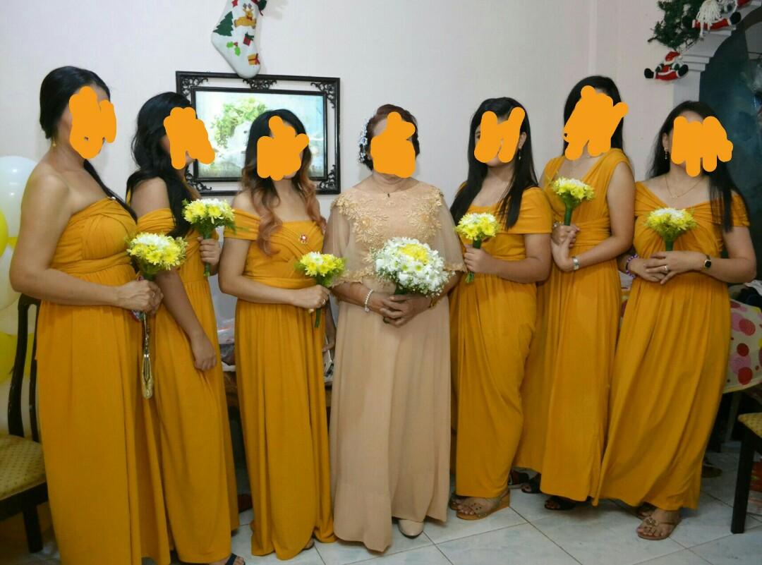 Mustard infinity dress on sale