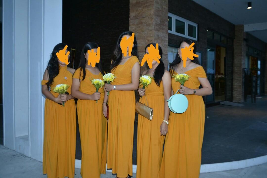 Mustard infinity dress shop