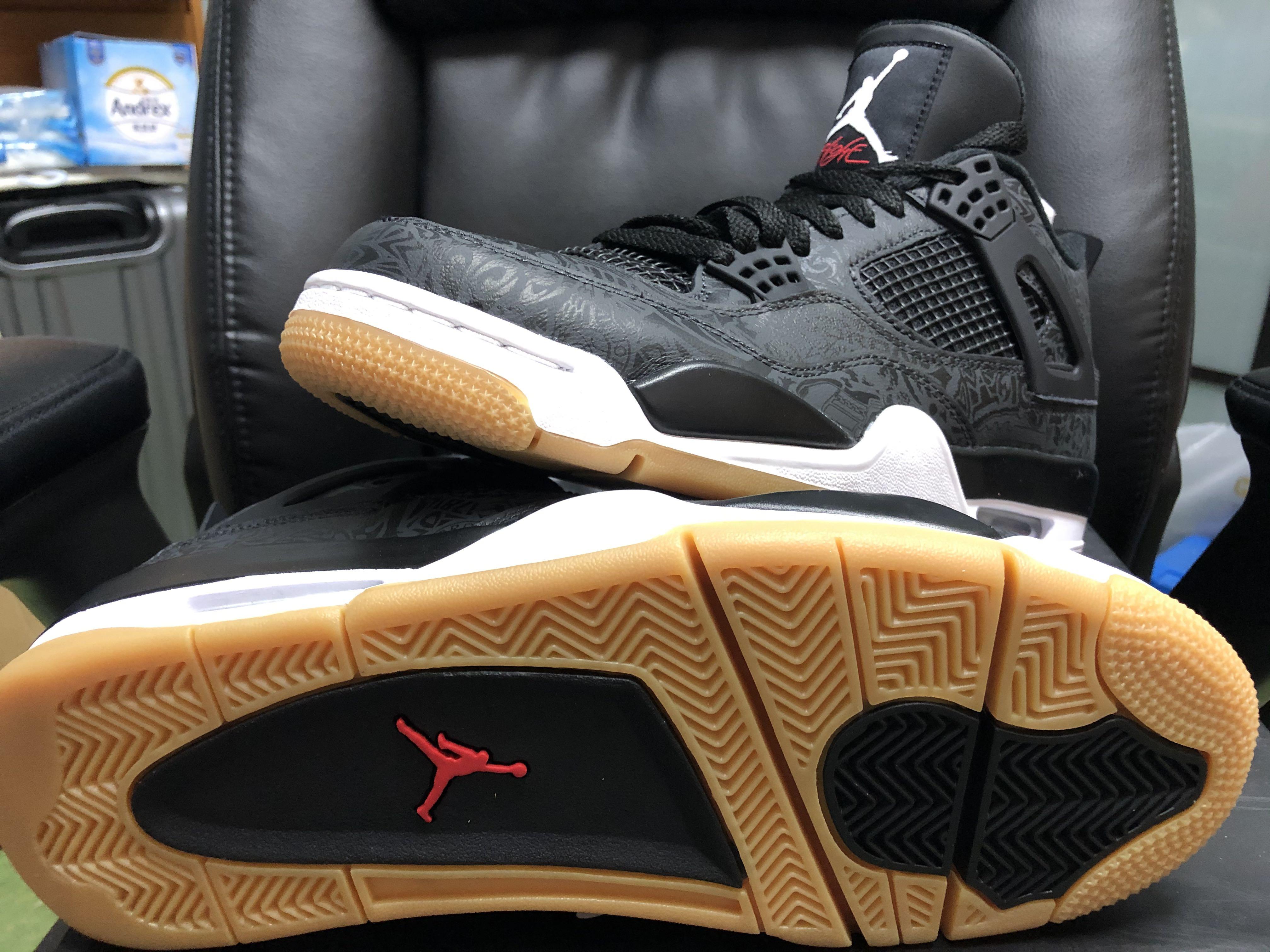 air jordan 4 retro black laser