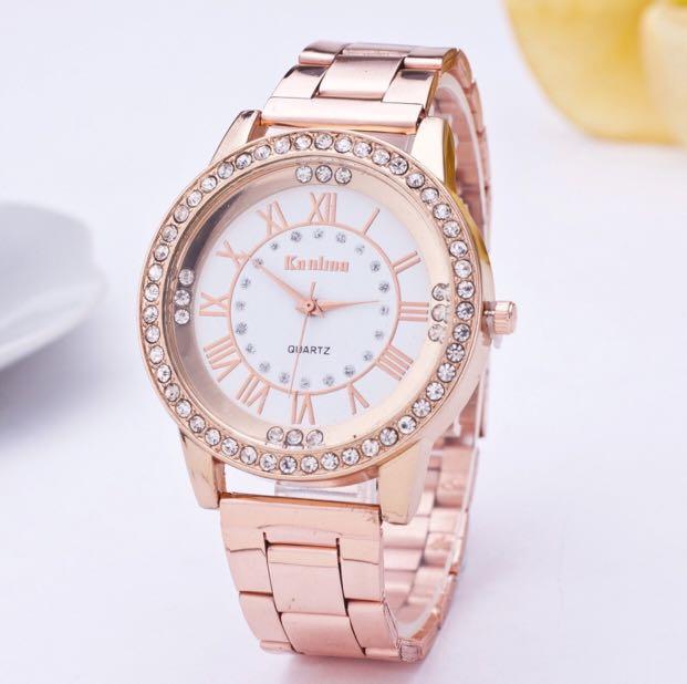 Kanima Luxury Brand Neutral Quartz Watches Men Women Diamond