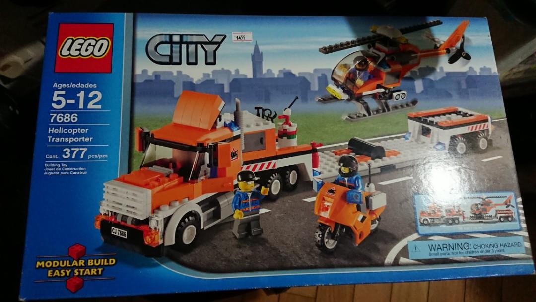 Lego 7686 City helicopter transporter