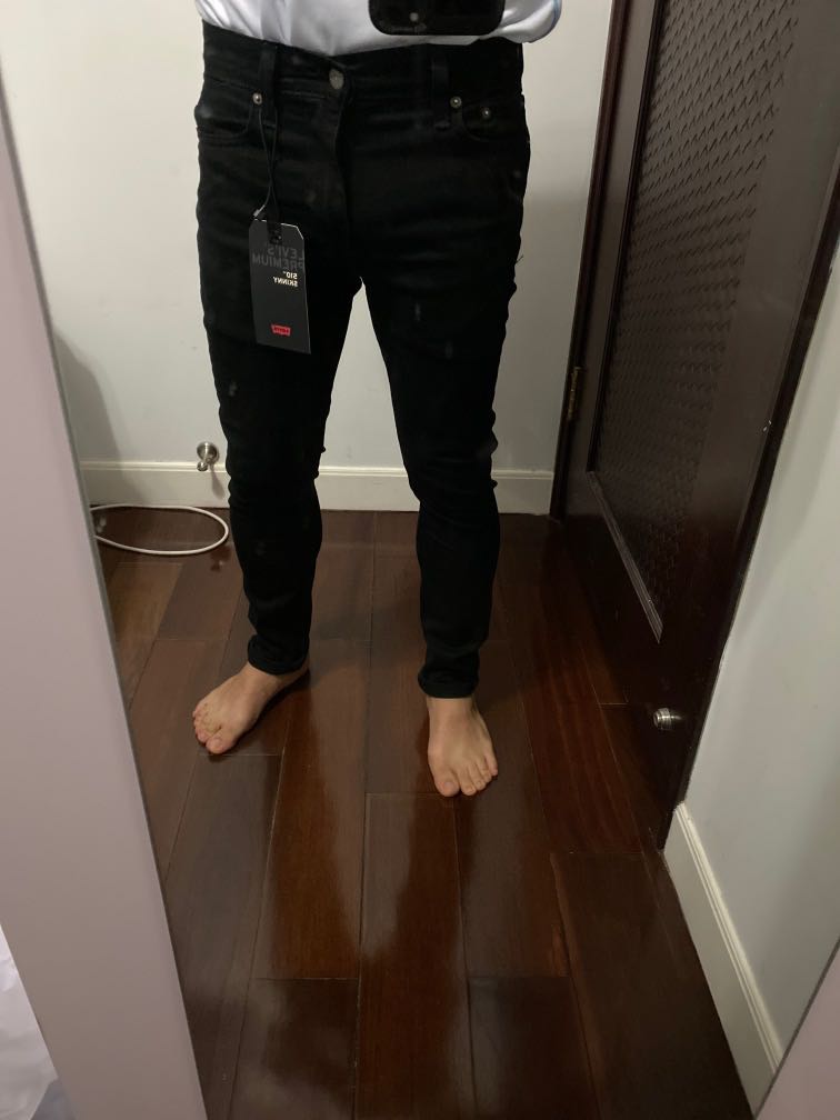 New] Levis 519 Skinny Jeans /Denim/超窄 