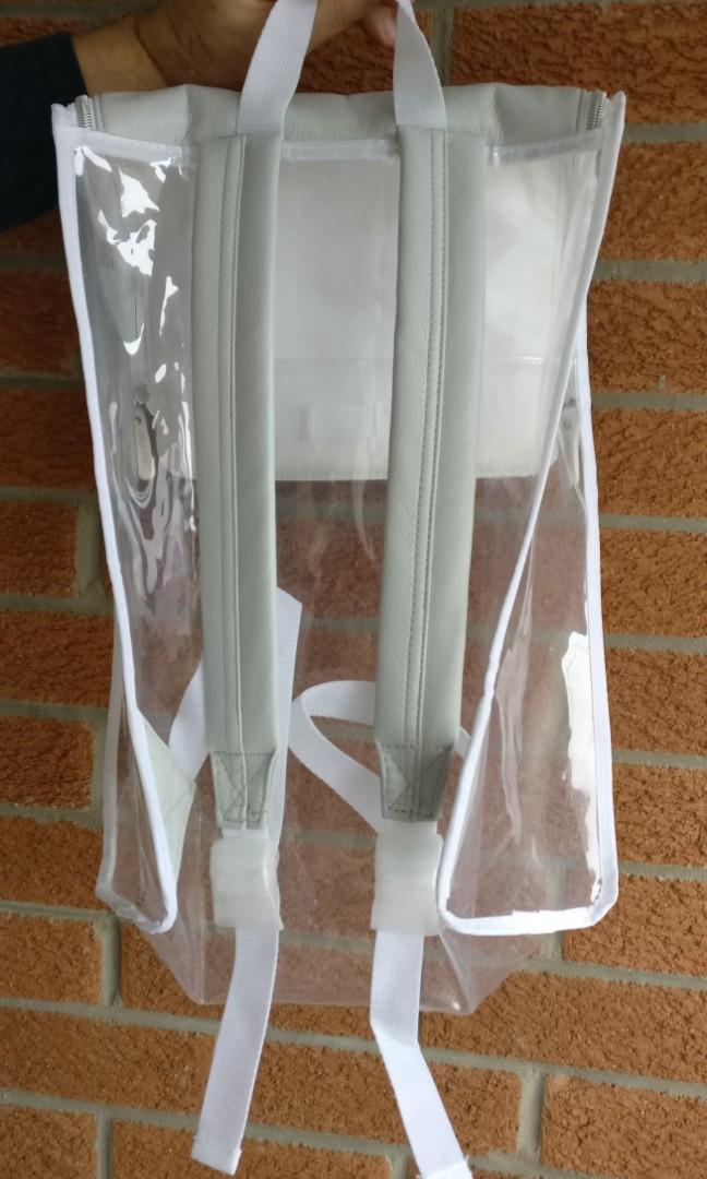 Limited Edition Calvin Klein Transparent Backpack Women s Fashion Bags Wallets on Carousell