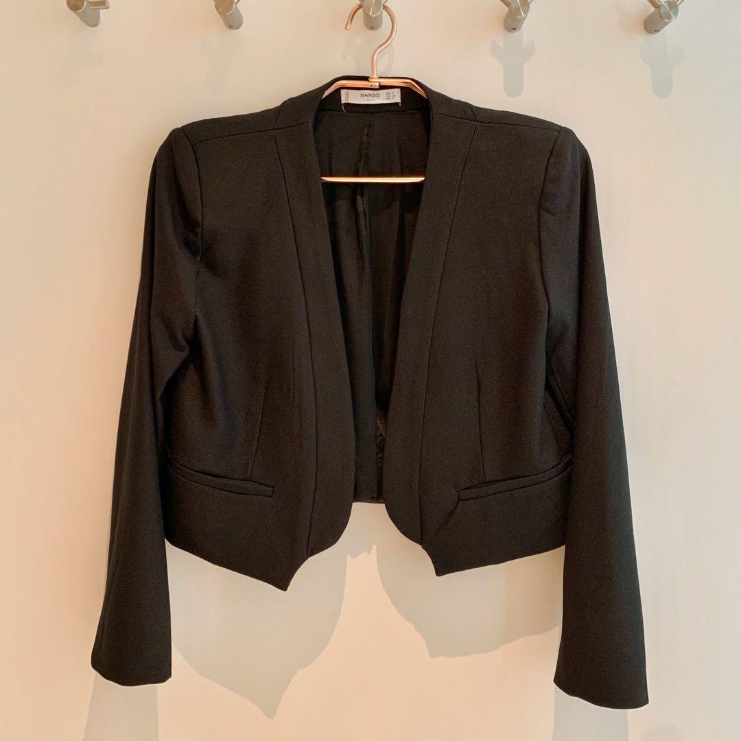 half black blazer