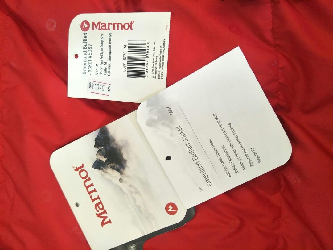 Marmot Greenland Baffled Down Jacket